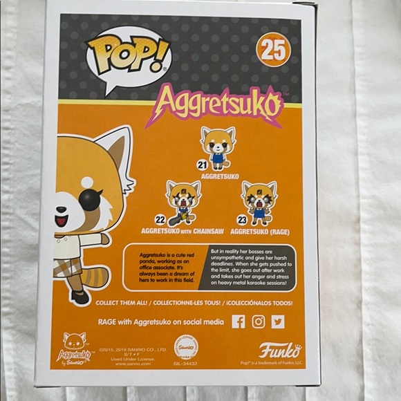 FUNKO POP Aggretsuko 25 NWT - Picture 5 of 6